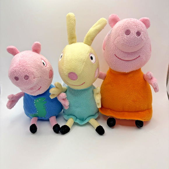 Just Play PEPPA PIG FAMILY PLUSH Rebecca Rabbit - Picture 1 of 3